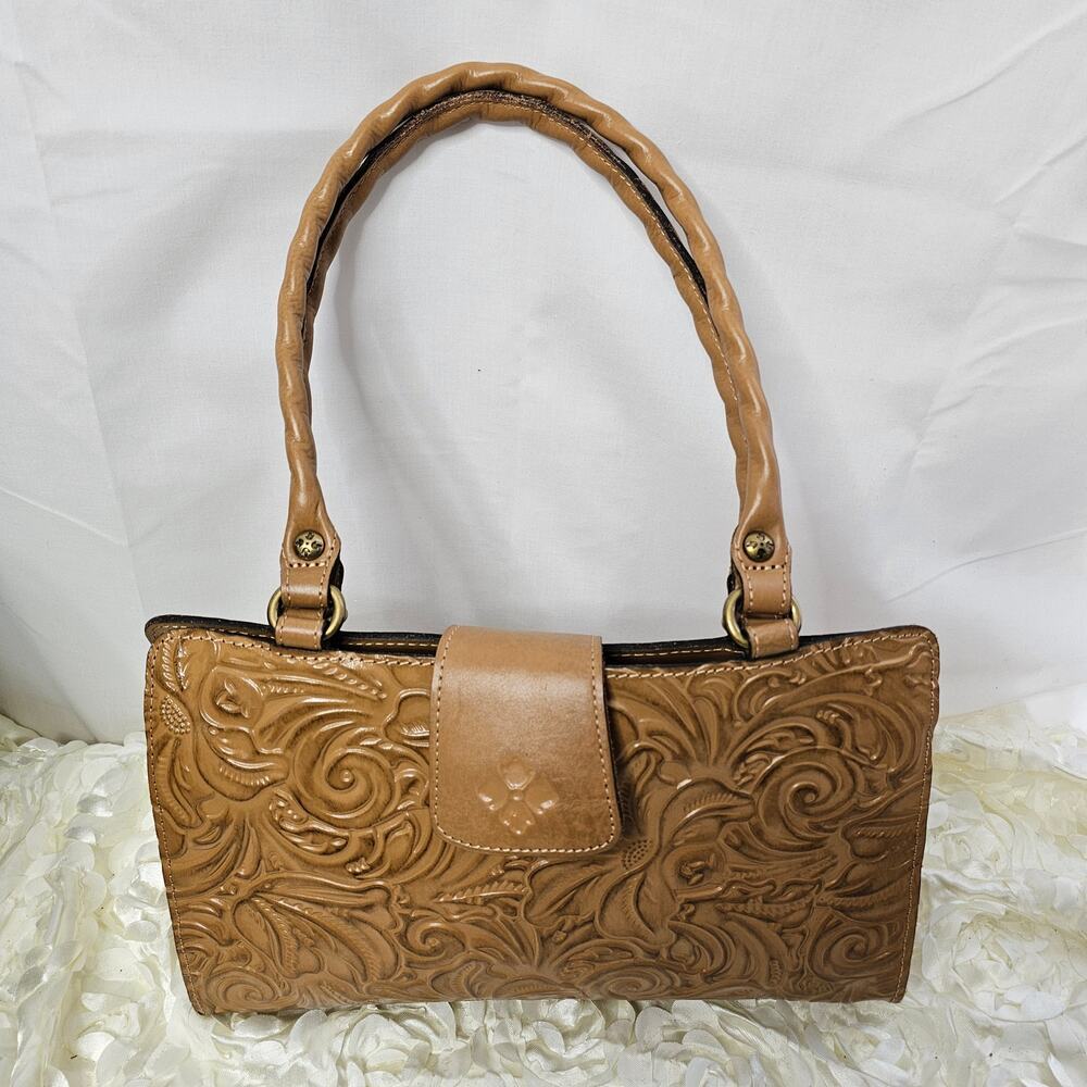 Patricia Nash Rienzo Satchel (Cognac) - Picture 2 of 11